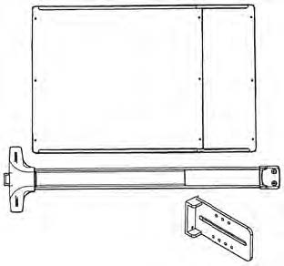 Standard Kit – No Lock Box – “Detex” Exit Bar